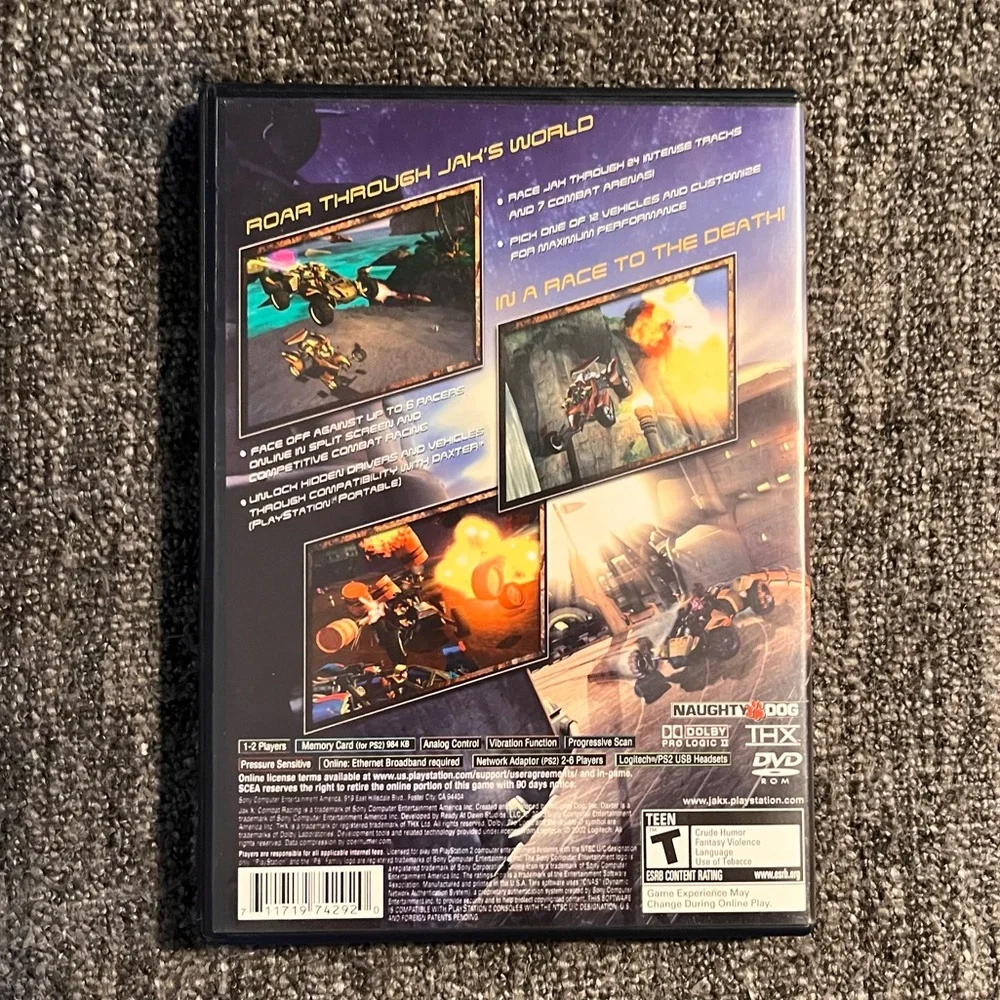 Jak X Combat Racing Sony‎ Playstation 2 PS2 Game - Picture 2 of 4